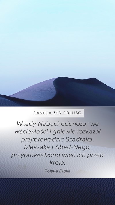 Daniela 3:13 POLUBG Bible Verse Image