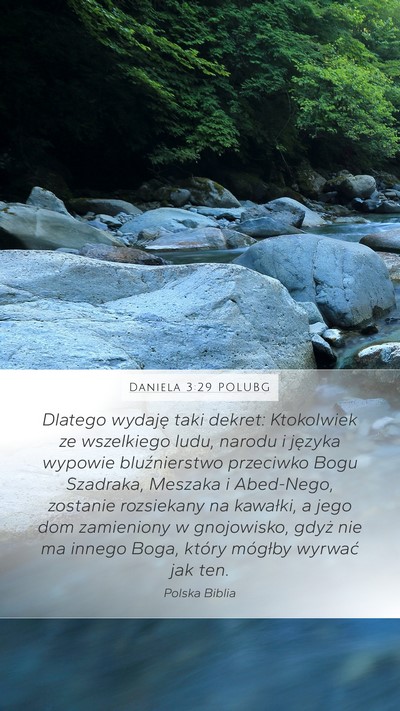 Daniela 3:29 POLUBG Bible Verse Image