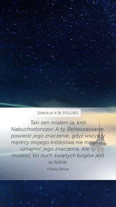 Daniela 4:18 POLUBG Bible Verse Image