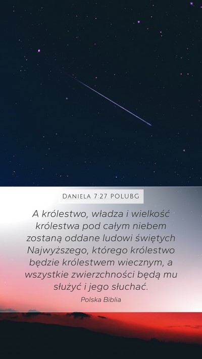 Daniela 7:27 POLUBG Bible Verse Image