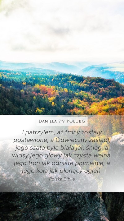 Daniela 7:9 POLUBG Bible Verse Image