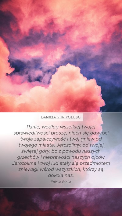 Daniela 9:16 POLUBG Bible Verse Image