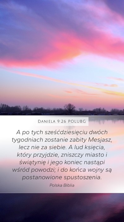 Daniela 9:26 POLUBG Bible Verse Image
