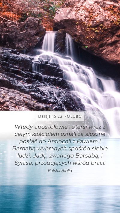 Dzieje 15:22 POLUBG Bible Verse Image