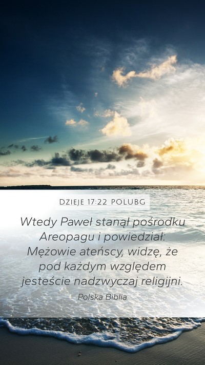 Dzieje 17:22 POLUBG Bible Verse Image