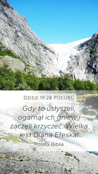 Dzieje 19:28 POLUBG Bible Verse Image