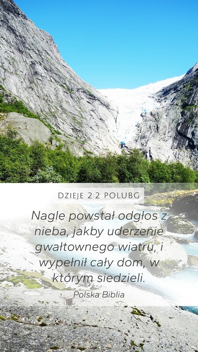 Dzieje 2:2 POLUBG Bible Verse Image