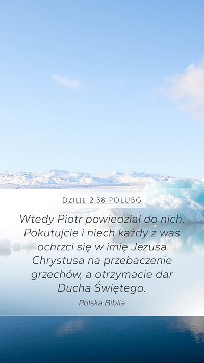 Dzieje 2:38 POLUBG Bible Verse Image