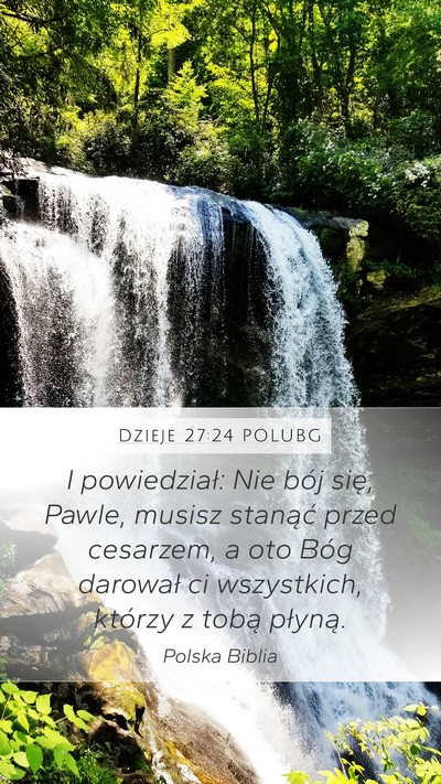 Dzieje 27:24 POLUBG Bible Verse Image