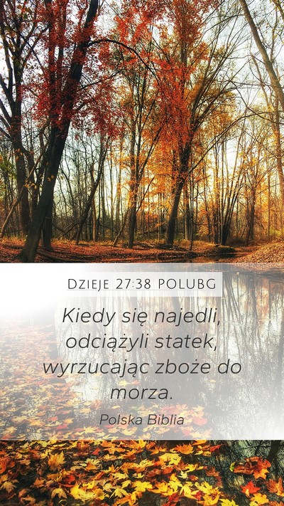 Dzieje 27:38 POLUBG Bible Verse Image