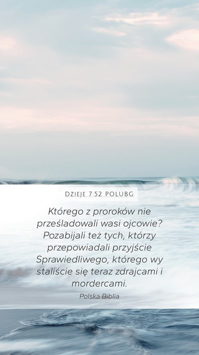 Dzieje 7:52 POLUBG Bible Verse Image