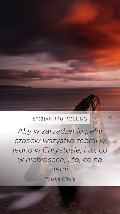 Efezjan 1:10 POLUBG Bible Verse Image