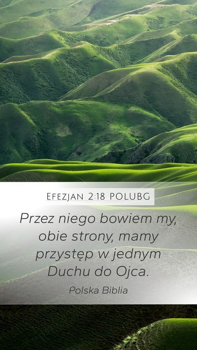 Efezjan 2:18 POLUBG Bible Verse Image