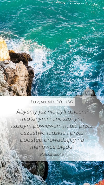 Efezjan 4:14 POLUBG Bible Verse Image