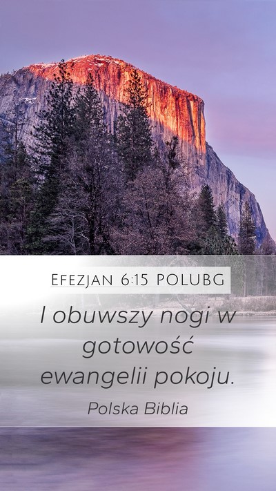 Efezjan 6:15 POLUBG Bible Verse Image