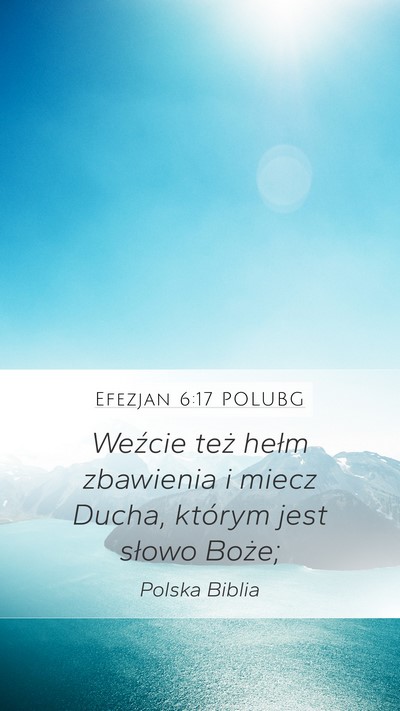 Efezjan 6:17 POLUBG Bible Verse Image
