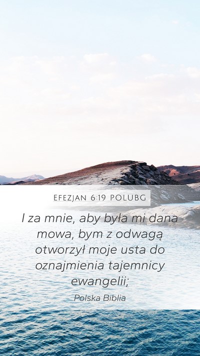 Efezjan 6:19 POLUBG Bible Verse Image