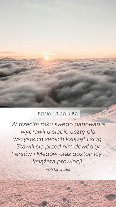 Estery 1:3 POLUBG Bible Verse Image