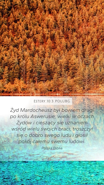 Estery 10:3 POLUBG Bible Verse Image
