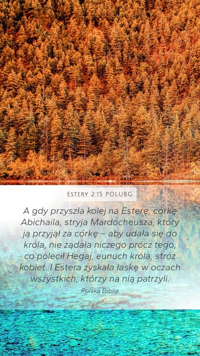 Estery 2:15 POLUBG Bible Verse Image