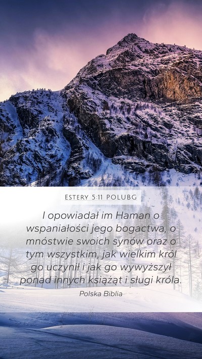 Estery 5:11 POLUBG Bible Verse Image