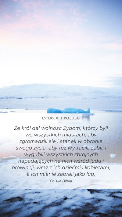Estery 8:11 POLUBG Bible Verse Image