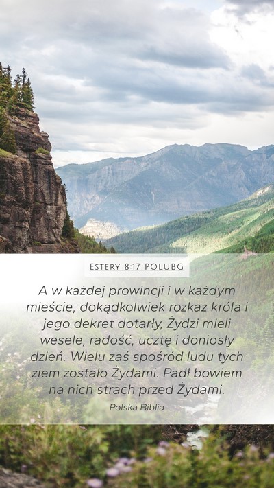 Estery 8:17 POLUBG Bible Verse Image