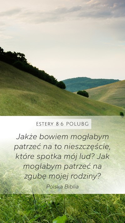 Estery 8:6 POLUBG Bible Verse Image