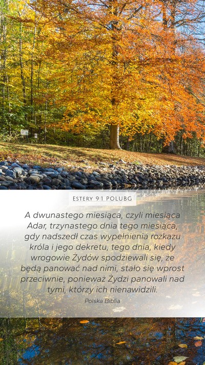 Estery 9:1 POLUBG Bible Verse Image