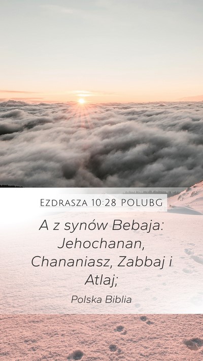 Ezdrasza 10:28 POLUBG Bible Verse Image