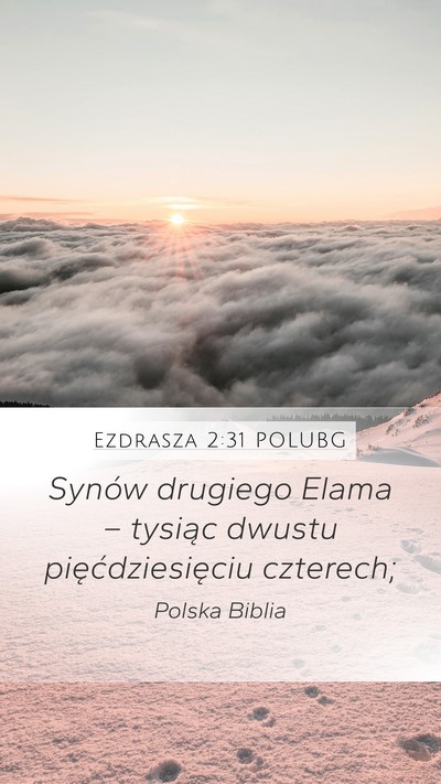 Ezdrasza 2:31 POLUBG Bible Verse Image