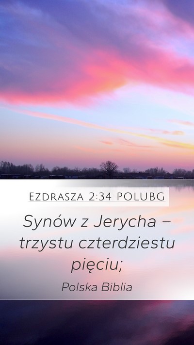 Ezdrasza 2:34 POLUBG Bible Verse Image
