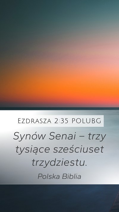 Ezdrasza 2:35 POLUBG Bible Verse Image