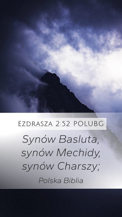 Ezdrasza 2:52 POLUBG Bible Verse Image