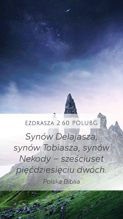 Ezdrasza 2:60 POLUBG Bible Verse Image