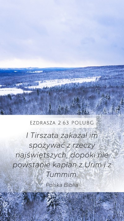 Ezdrasza 2:63 POLUBG Bible Verse Image