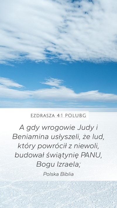 Ezdrasza 4:1 POLUBG Bible Verse Image