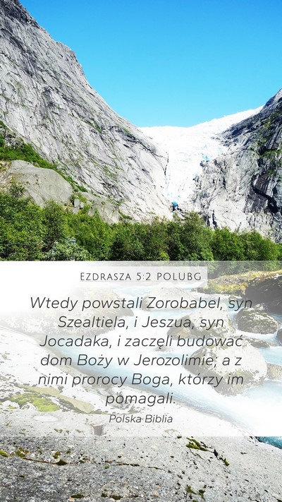 Ezdrasza 5:2 POLUBG Bible Verse Image