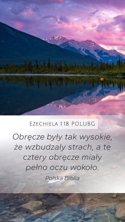 Ezechiela 1:18 POLUBG Bible Verse Image