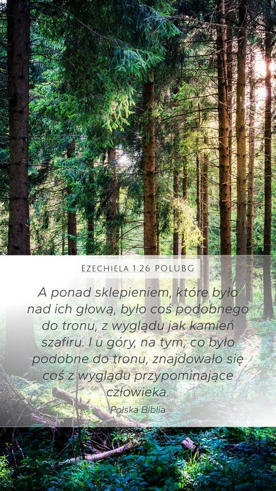 Ezechiela 1:26 POLUBG Bible Verse Image