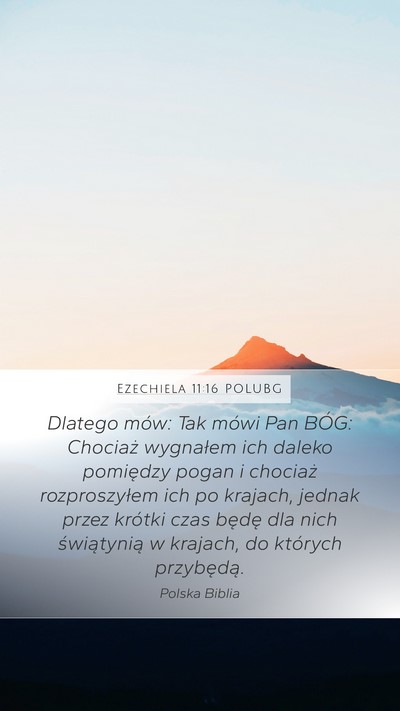 Ezechiela 11:16 POLUBG Bible Verse Image