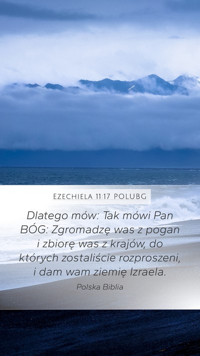 Ezechiela 11:17 POLUBG Bible Verse Image