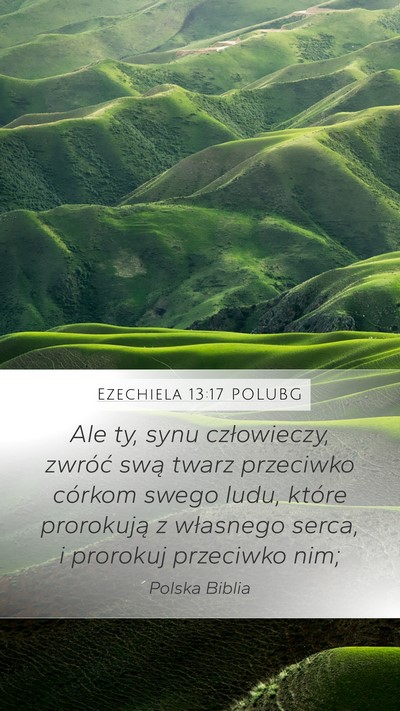 Ezechiela 13:17 POLUBG Bible Verse Image