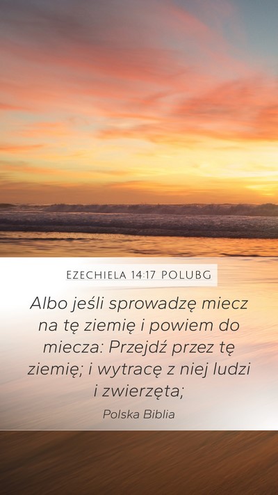 Ezechiela 14:17 POLUBG Bible Verse Image