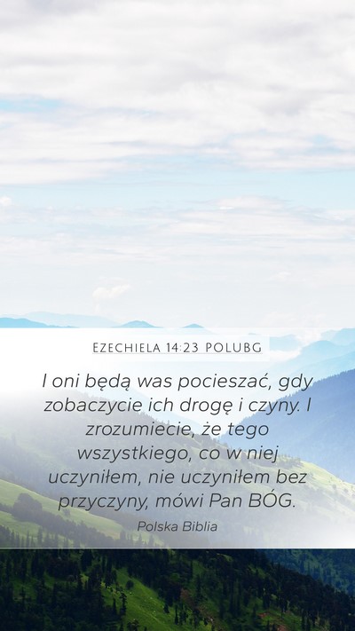 Ezechiela 14:23 POLUBG Bible Verse Image