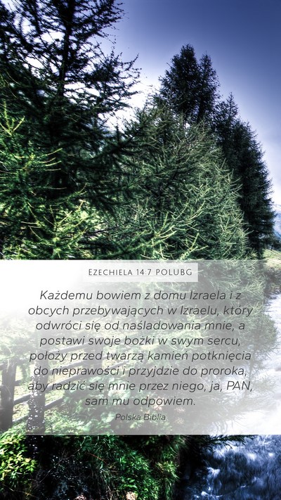 Ezechiela 14:7 POLUBG Bible Verse Image