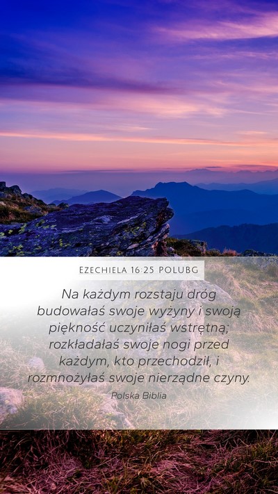 Ezechiela 16:25 POLUBG Bible Verse Image