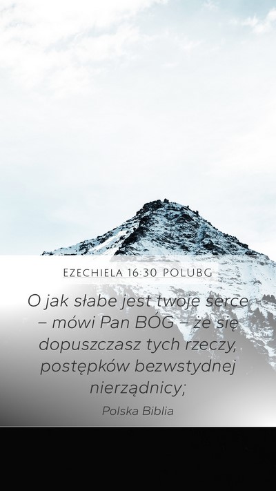 Ezechiela 16:30 POLUBG Bible Verse Image