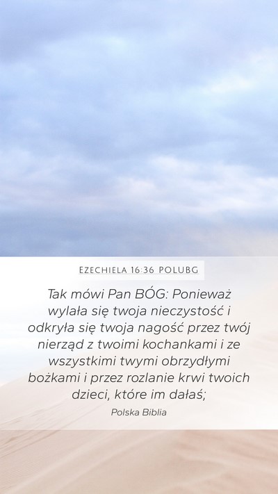 Ezechiela 16:36 POLUBG Bible Verse Image