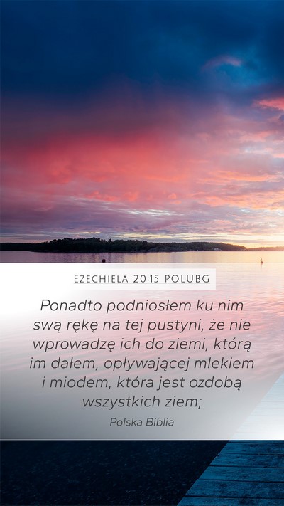 Ezechiela 20:15 POLUBG Bible Verse Image